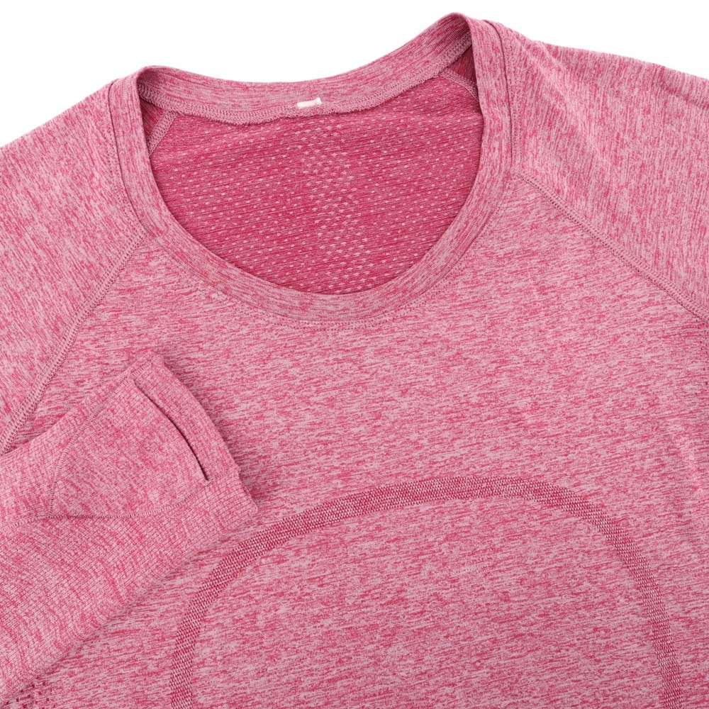 Lululemon Swiftly Tech 2.0 Crew Long Sleeve Shirt Pink Long Sleeve Womens Size 8